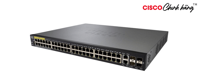 SF350-48P-K9-EU Cisco SF350-48P 48-Port 10/100 PoE Managed Switch