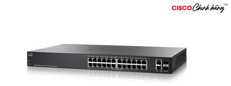 SF250-24P-K9-EU Cisco SF250-24P 24-Port 10/100 PoE Smart Switch