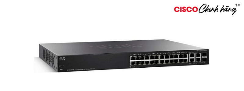 SF350-24P-K9-EU Cisco SF350-24P 24-port 10/100 POE Managed Switch