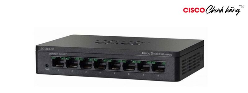 SG95D-08-AS Cisco SG90D-08 8-Port Gigabit Desktop Switch