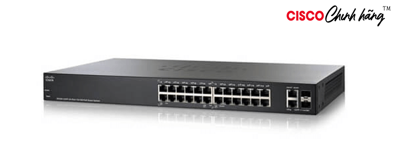 SG500X-24-K9-EU Cisco SG500X-24 24-Port GB with 4-Port 10-GB Stackable Managed Switch