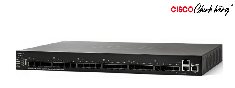 SG350XG-24F-K9-EU Cisco SG350XG-24F 24-Port 10G SFP+ Stackable Managed Switch