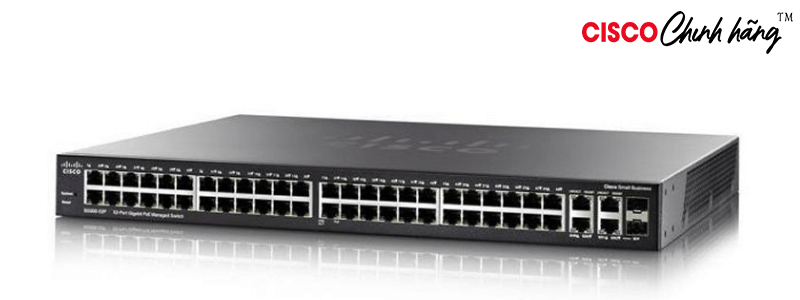 SG500-52-K9-G5 SG500-52 52pt Gigabit Stackable ManagedSwitch REMANUFACTURED