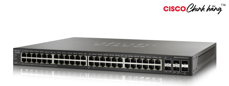 SG550X-48-K9-EU Cisco SG550X-48 48-Port Gigabit Stackable Managed Switch