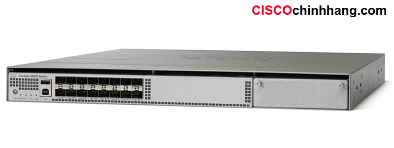 WS-C4500X-F-16SFP+ Catalyst 4500-X 16 Port 10G IP Base, Back-to-Front, No P/S