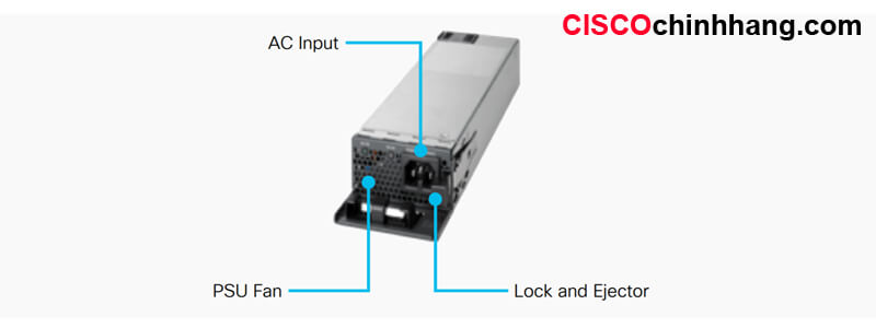 Hình 2: Mô tả bộ nguồn PWR-C6-600WAC/2