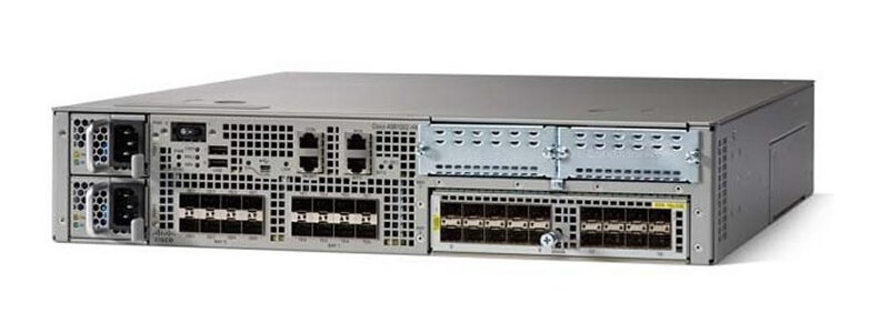 ASR1002-HX= 4x10GE+4x1GE, optional crypto+P/S