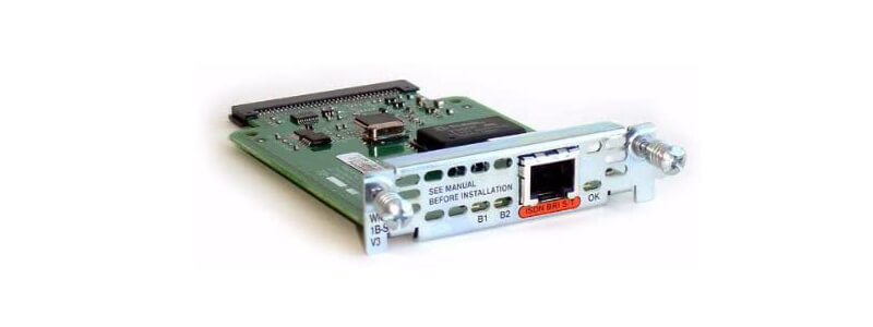 WIC-1B-S/T-V3 1-Port ISDN WAN Interface Card (dial and leased line)