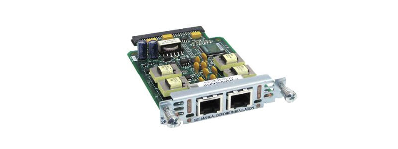 VIC2-2E/M Two-port Voice Interface Card - E and M