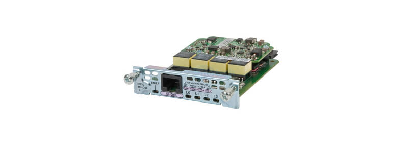 EHWIC-4SHDSL 4-pair G.shdsl HWIC with IMA support Cisco Router High-Speed WAN Interface card