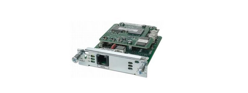 HWIC-ADSLI-B/ST 2-port HWIC w/ 1-port ADSLoISDN and 1-port ISDN BRI-S/T Cisco Router High-Speed WAN Interface card