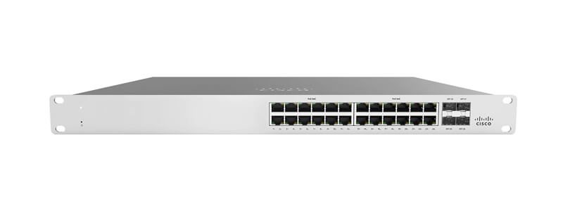 MS120-24P-HW Meraki MS120-24P 1G L2 Cld -Mngd 24x GigE 370W PoE Switch