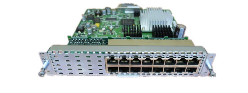 SM-ES3-16-P Enhcd EtherSwitch, L2/L3, SM, 15 FE, 1 GE, POE