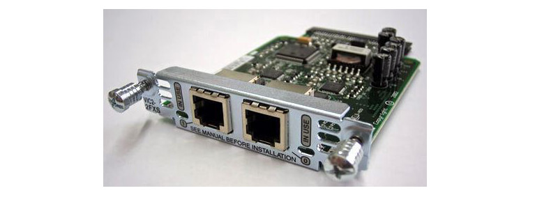 VIC2-2FXS Two-port Voice Interface Card - FXS